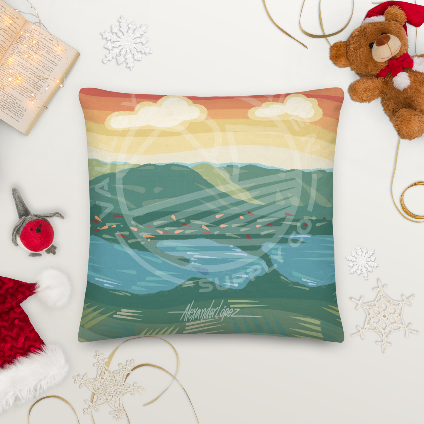 Alexander Lopez x V0H Pillow