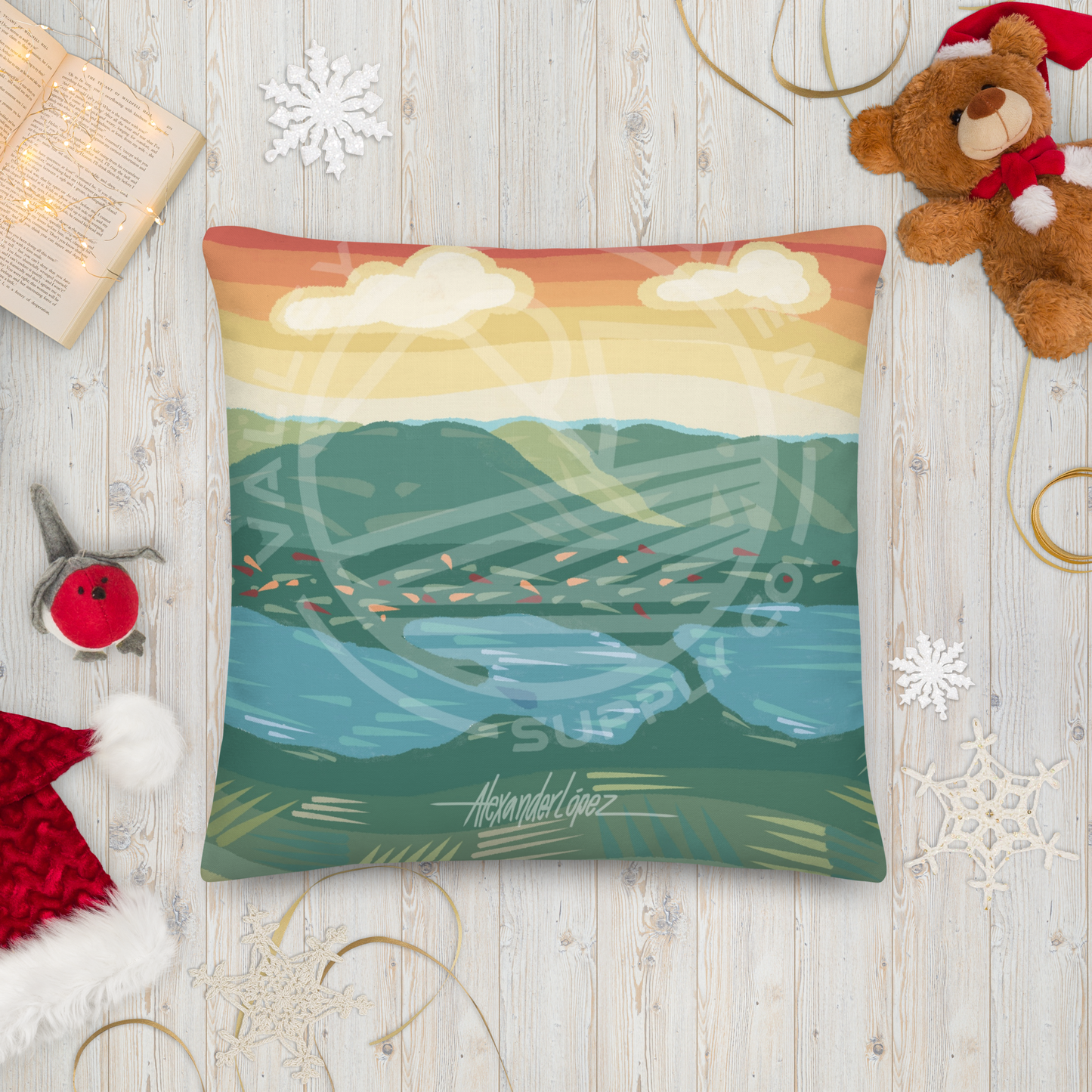Alexander Lopez x V0H Pillow