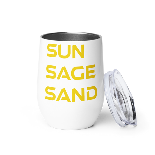 Sun | Sage | Sand 12oz Wine tumbler