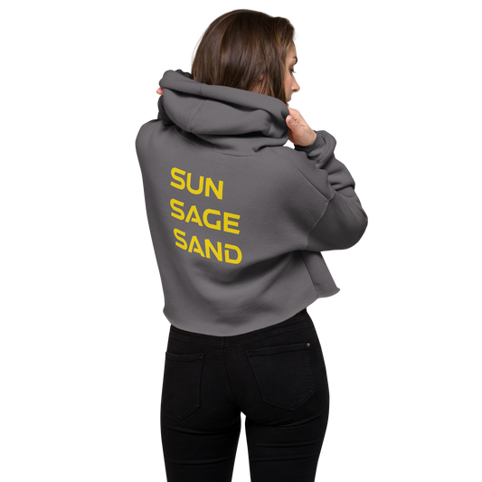 Sun | Sage | Sand Cropped Hoodie