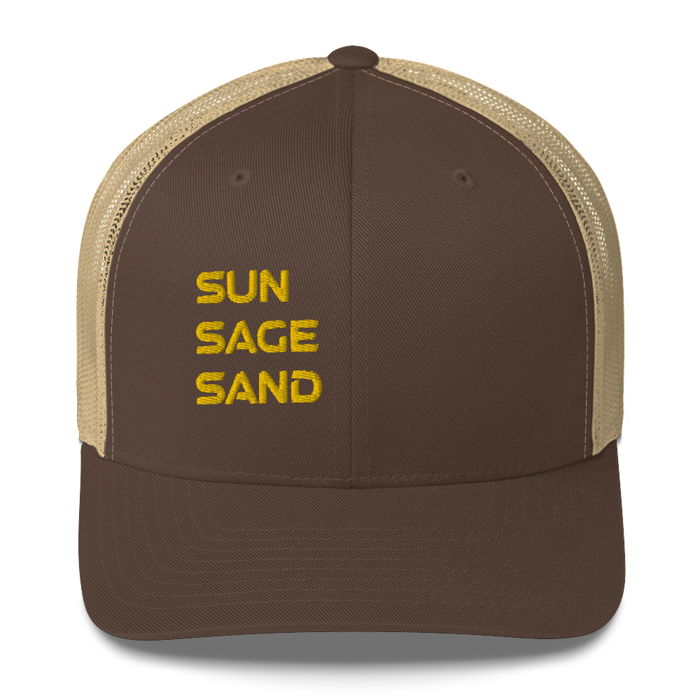 Sun | Sage | Sand Trucker Hat