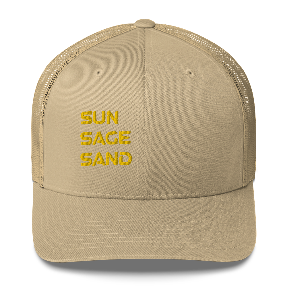 Sun | Sage | Sand Trucker Hat