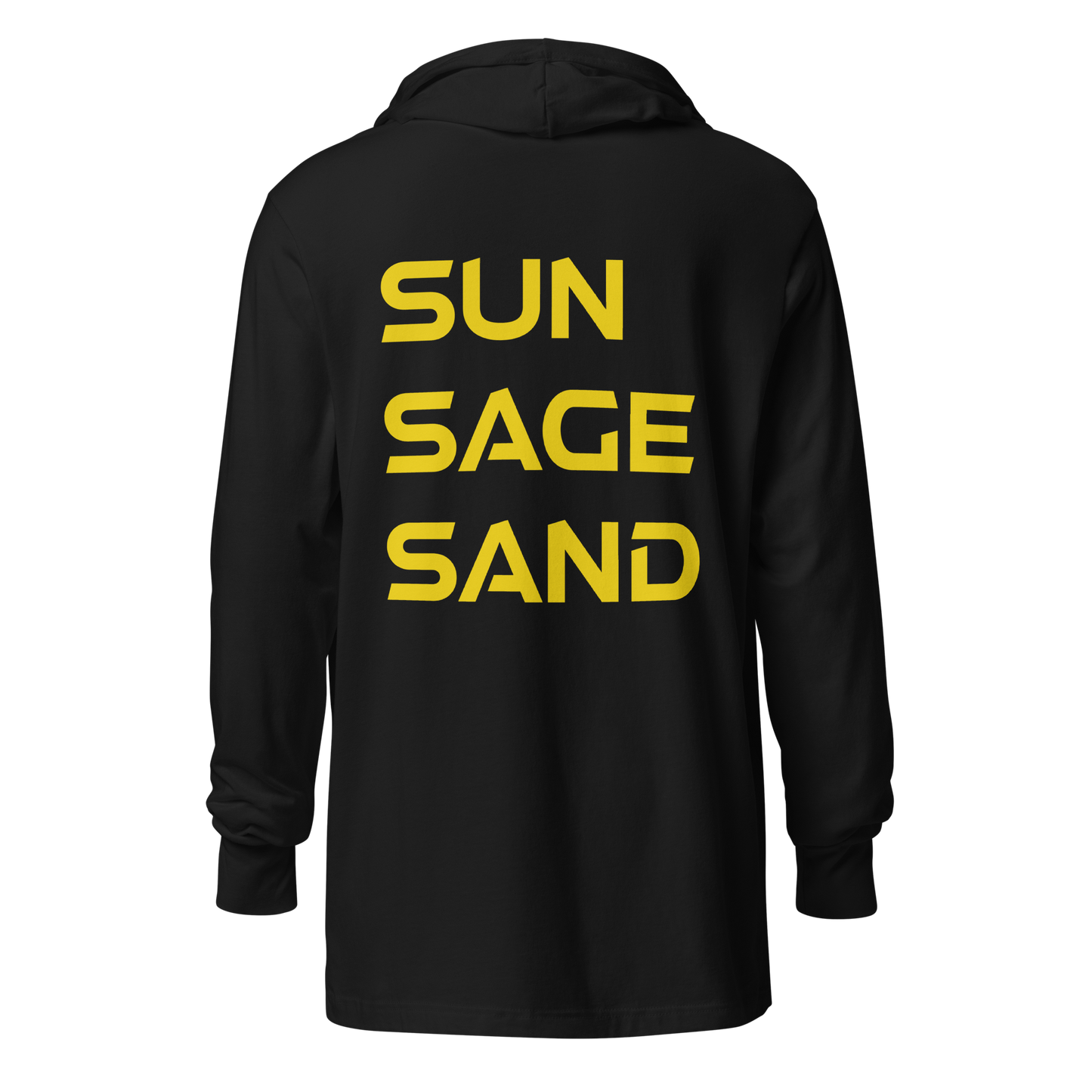 Hooded long-sleeve tee