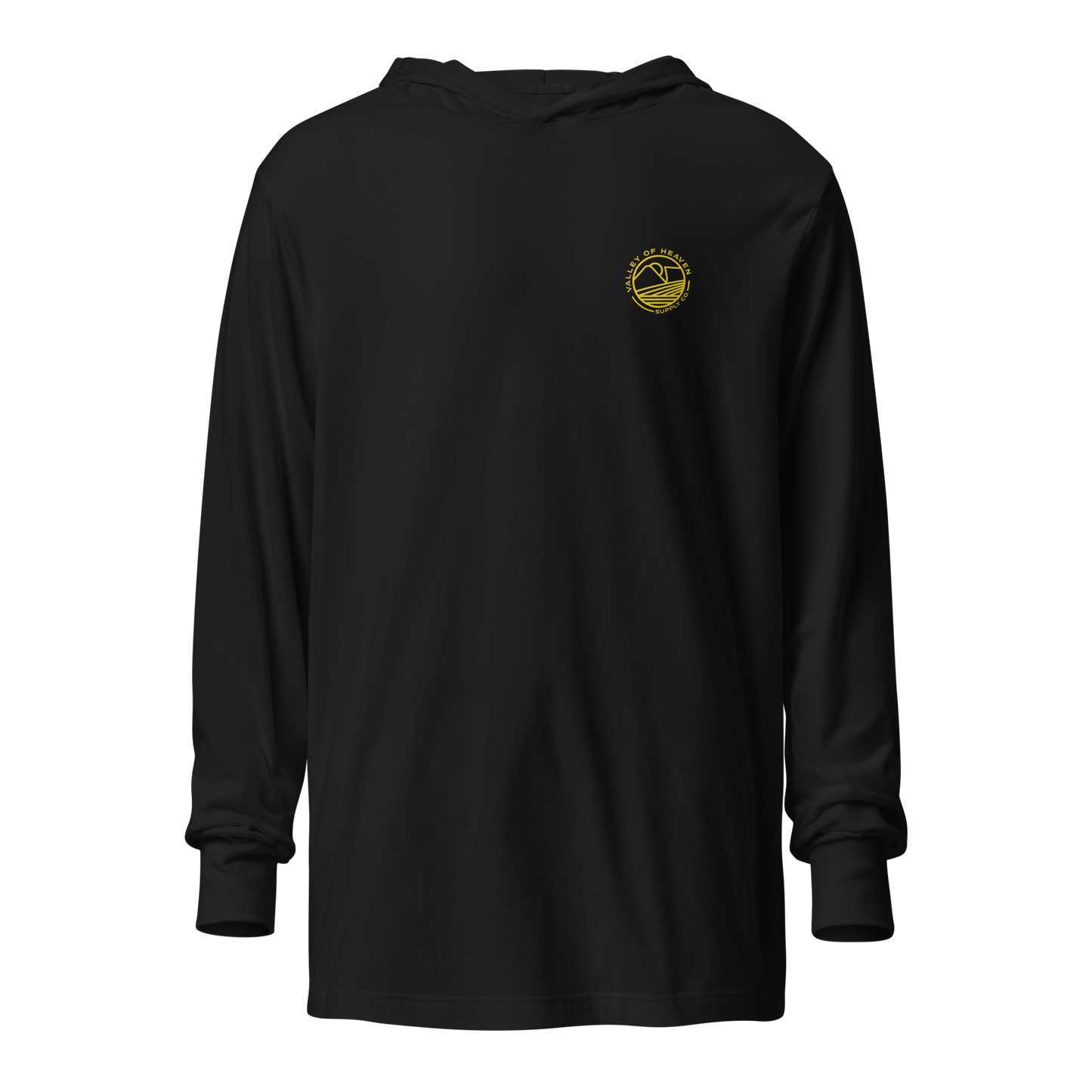 Hooded long-sleeve tee