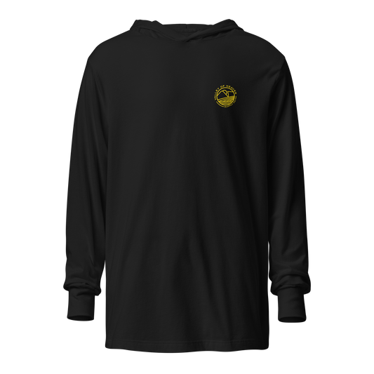 Hooded long-sleeve tee