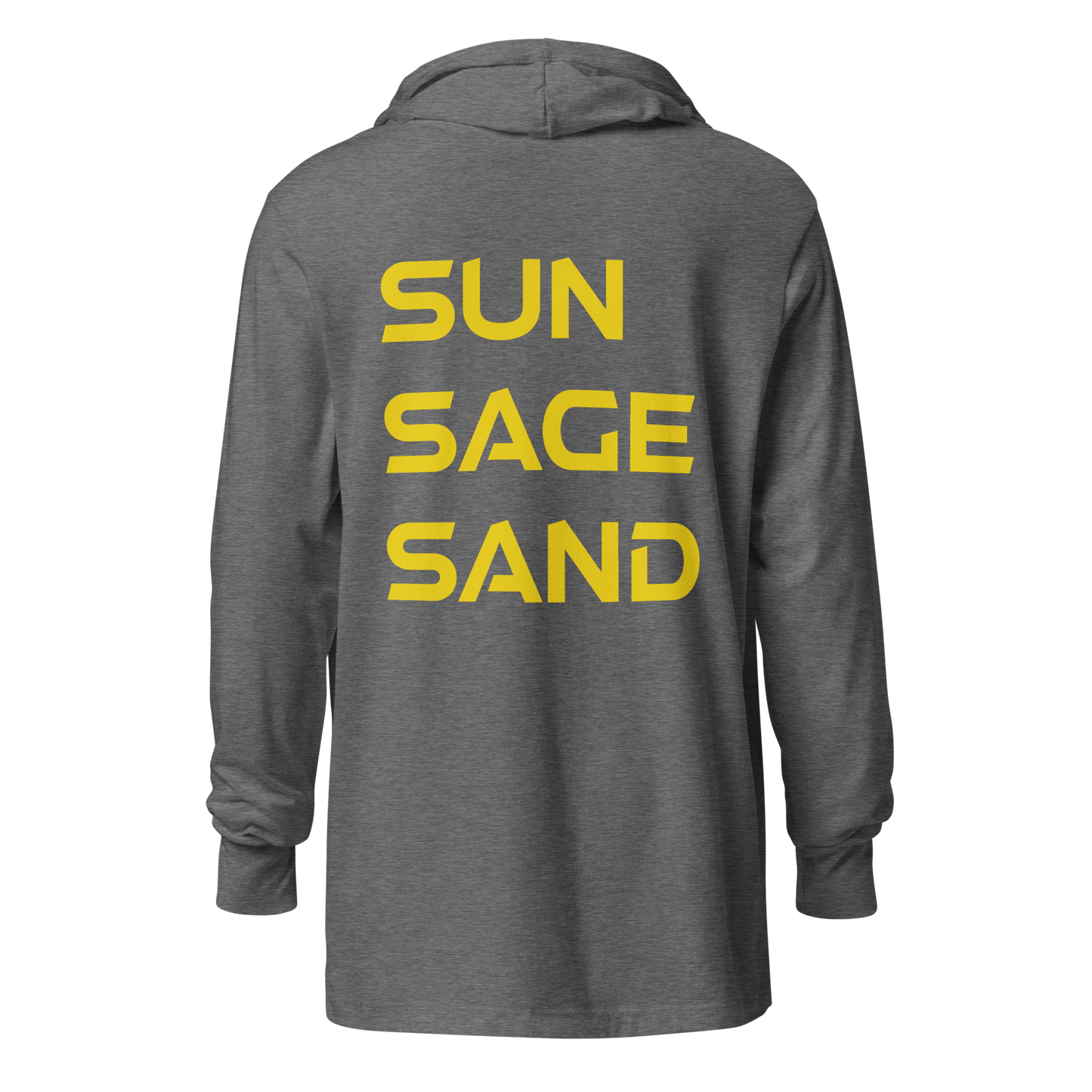 Hooded long-sleeve tee