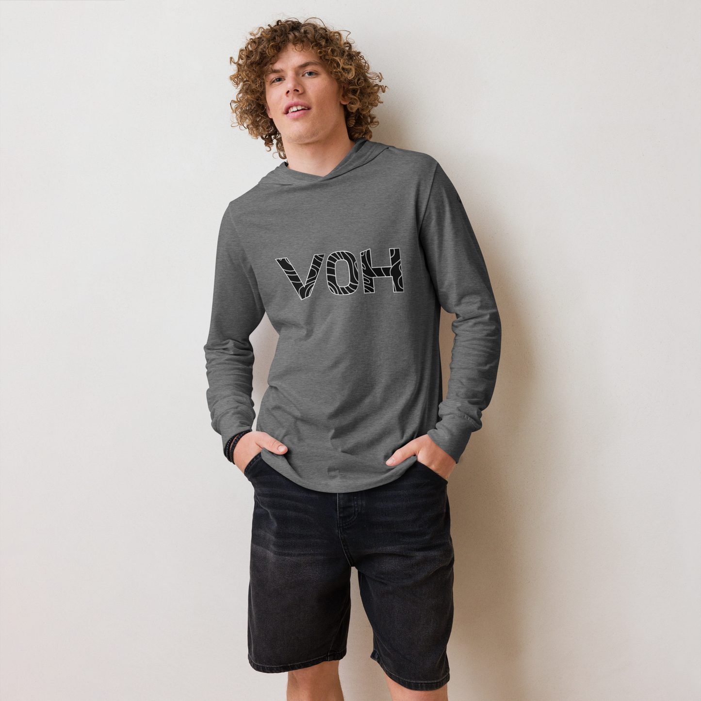 V0H Long-Sleeve Tee Hoodie