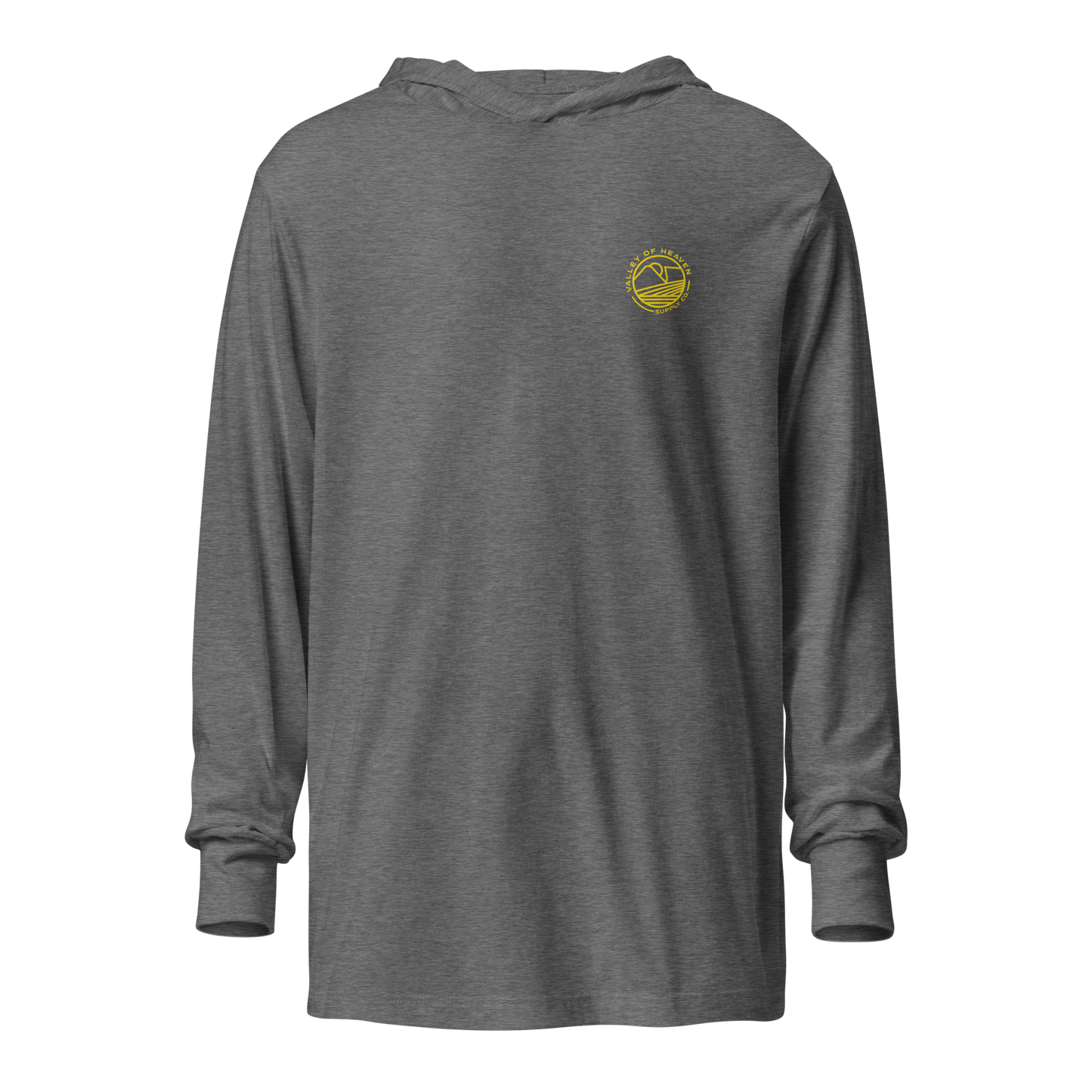 Hooded long-sleeve tee