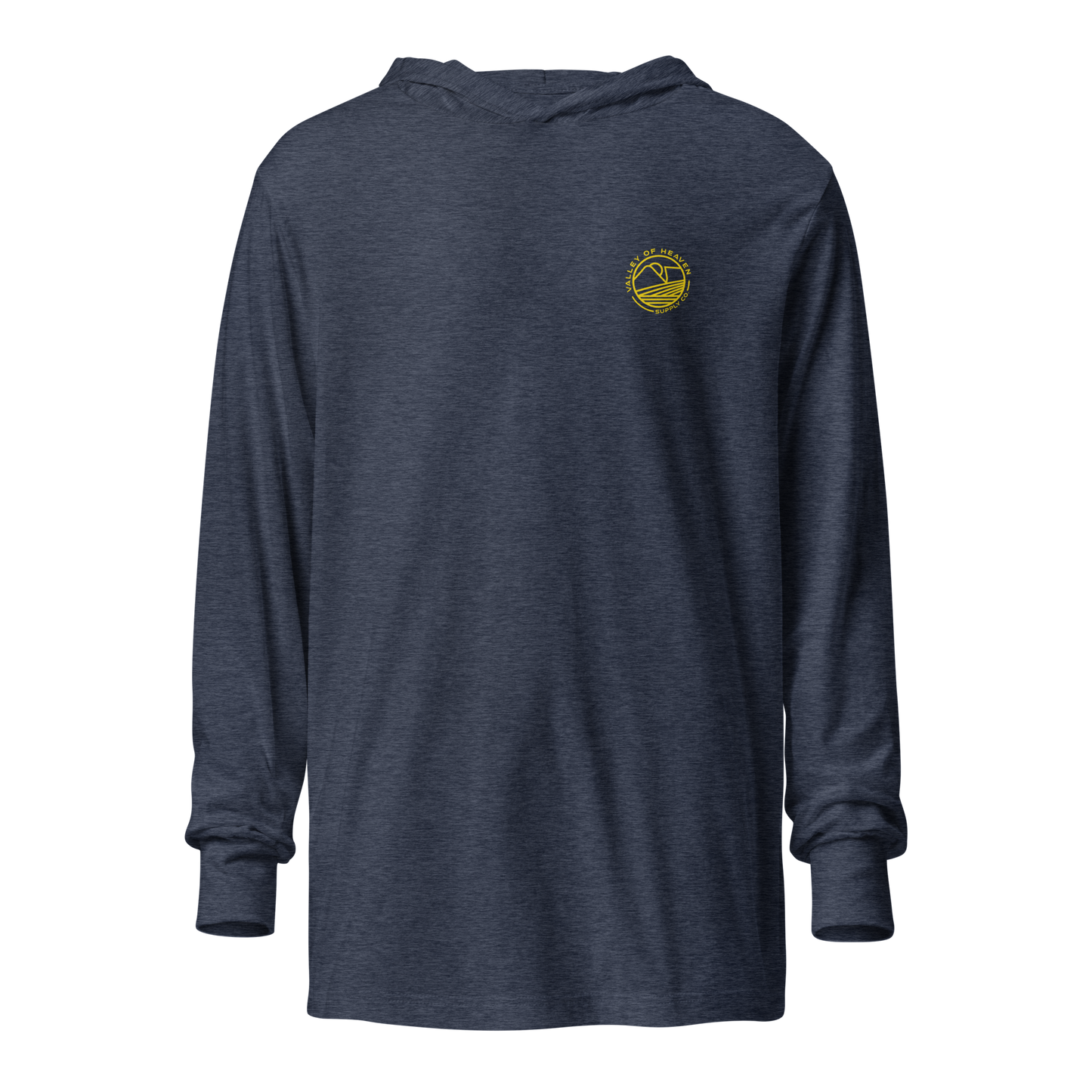 Hooded long-sleeve tee