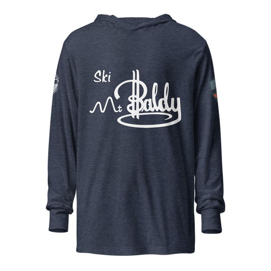 Baldy Mount Resort Retro Long-Sleeve Tee Hoodie x V0H