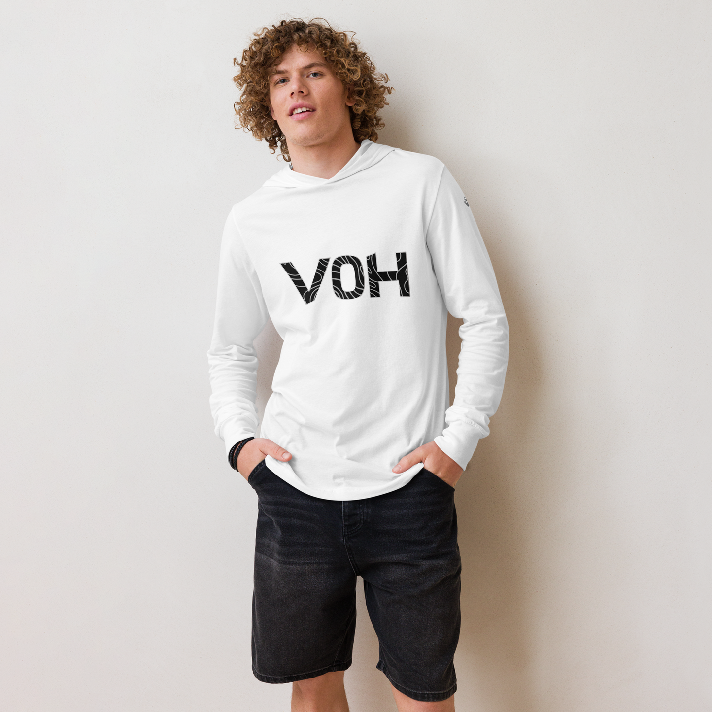 V0H Long-Sleeve Tee Hoodie