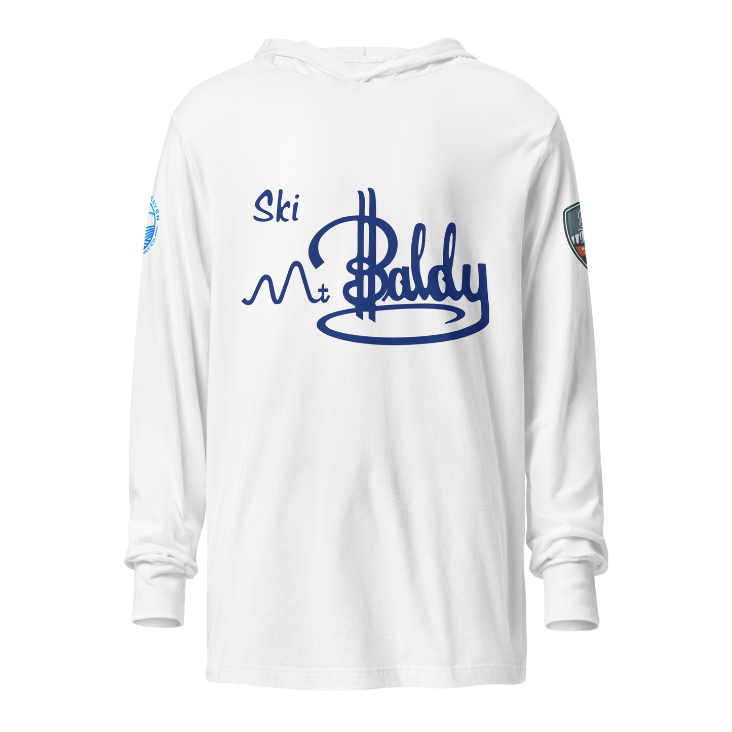 Baldy Mount Resort Retro Long-Sleeve Tee Hoodie x V0H
